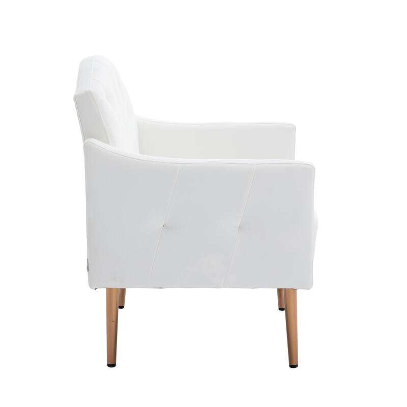 Tufted Decorative Fabric Armchair