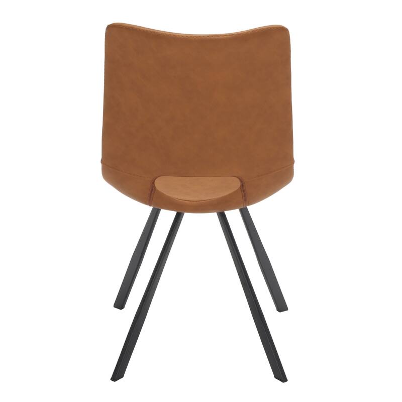 SAFAVIEH Josefina Mid-Century Dining Chair (Set of 2) - 24 In. W x 19 In. D x 33 In. H - 24Wx19Dx33H
