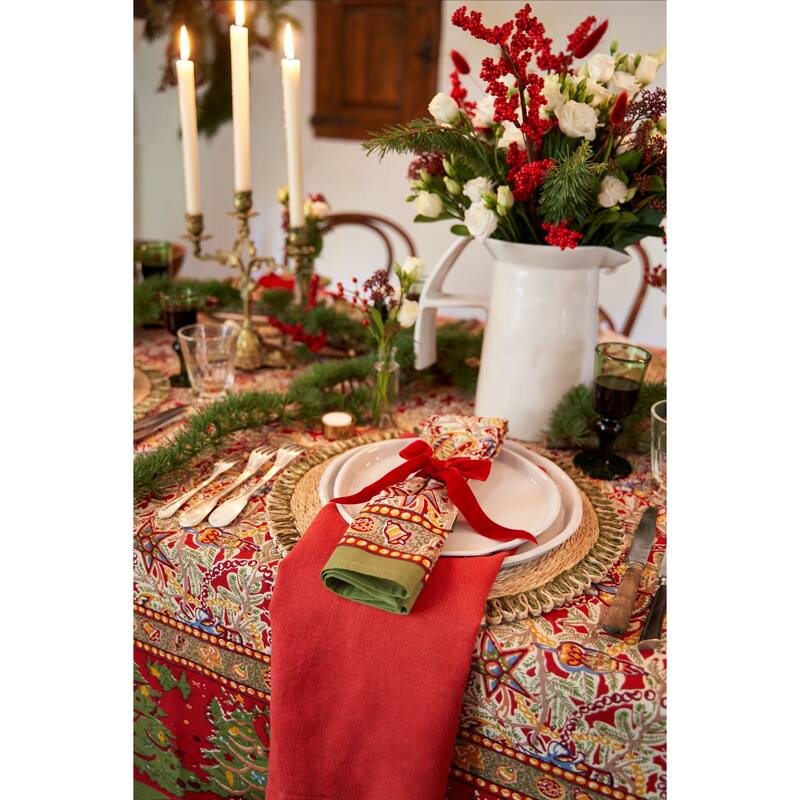 Couleur Nature Noel Rectangle Tablecloth