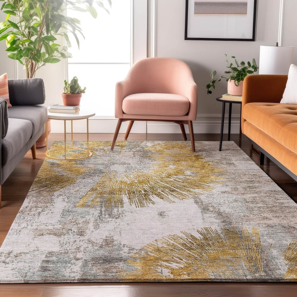 Premium Washable Super Soft Modern Burst Mayfield Rug