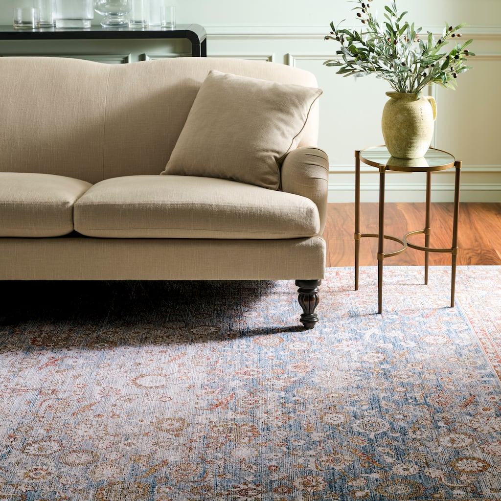 Martha Stewart by SAFAVIEH Jonasina Vintage Floral Distressed Rug