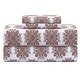 preview thumbnail 26 of 29, 300 Thread Count Cotton Sateen Weave Printed Sheet Set Full - Rose Paisley