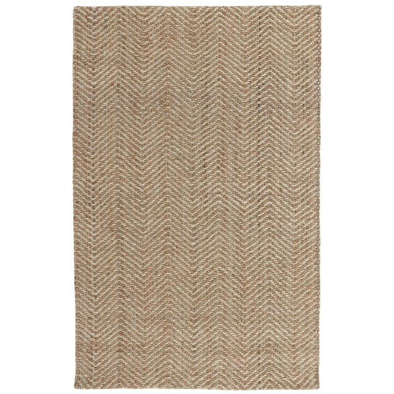 Chevron Handwoven Jute Area Rug by Kosas Home