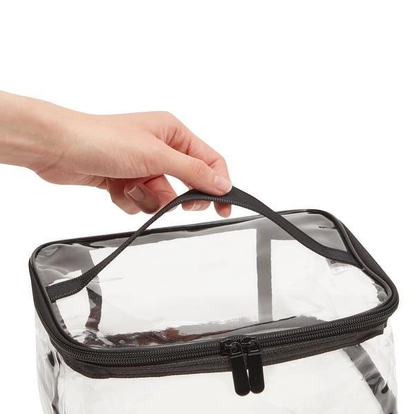 Clear Cosmetic Toiletry Bags for Travel, Makeup Storage, (Medium & Large, 4  Pack) - Bed Bath & Beyond - 36329918