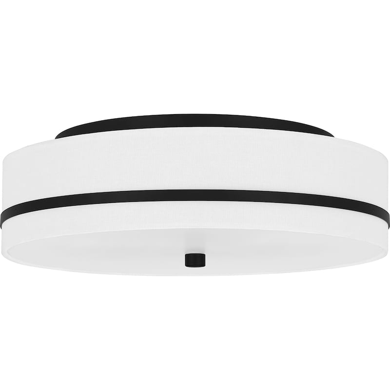 Belotte 3-Light Matte Black Flush Mount Light
