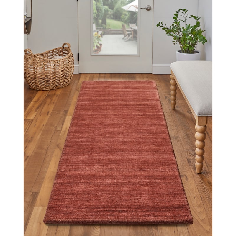 Grand Bazaar Celano Hand Woven Solid Modern Area Rug