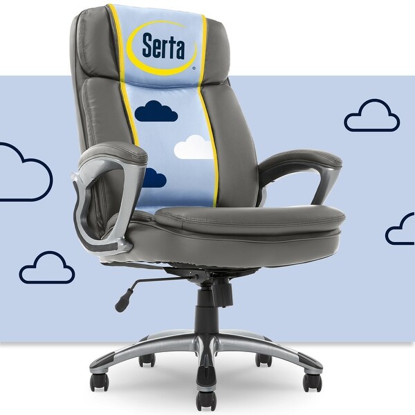 Serta Fairbanks Big and Tall High Back Ergonomic Executive Serta Fairbanks Big and Tall High Back Ergonomic Executive