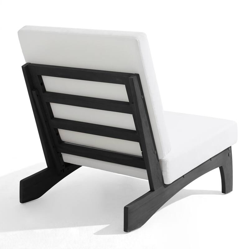 Casual Teak Wood 5-Piece Outdoor Patio Conversation Set