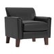 preview thumbnail 10 of 19, Uptown Modern Accent Chair by iNSPIRE Q Classic Dark Brown