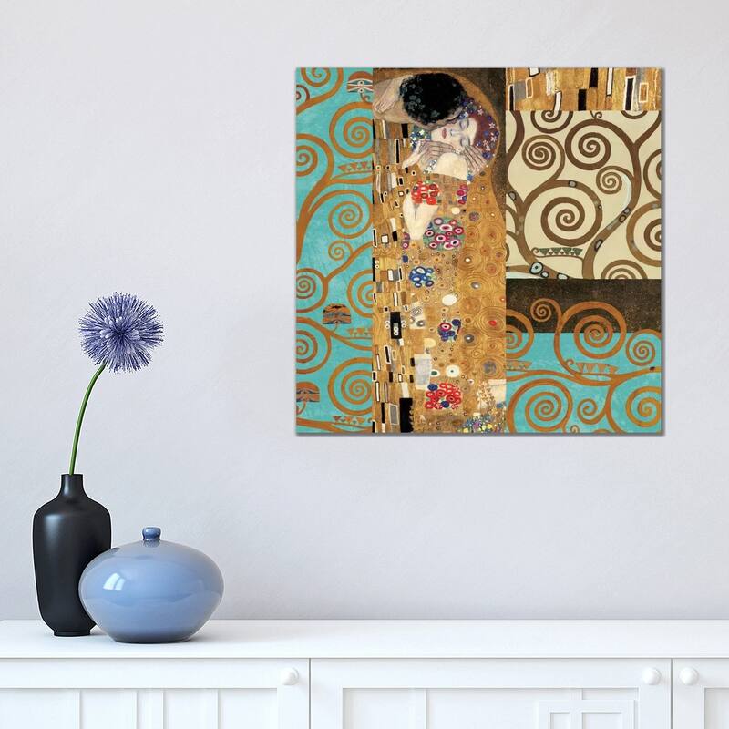 iCanvas "Klimt 150 Anniversary IV" by Gustav Klimt Canvas Print - 18x18x1.5
