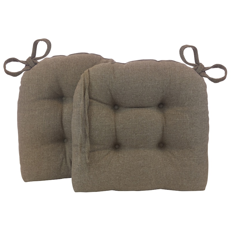Klear Vu Outdoor U-Shaped Performance Fabric Seat Cushions Set of 2