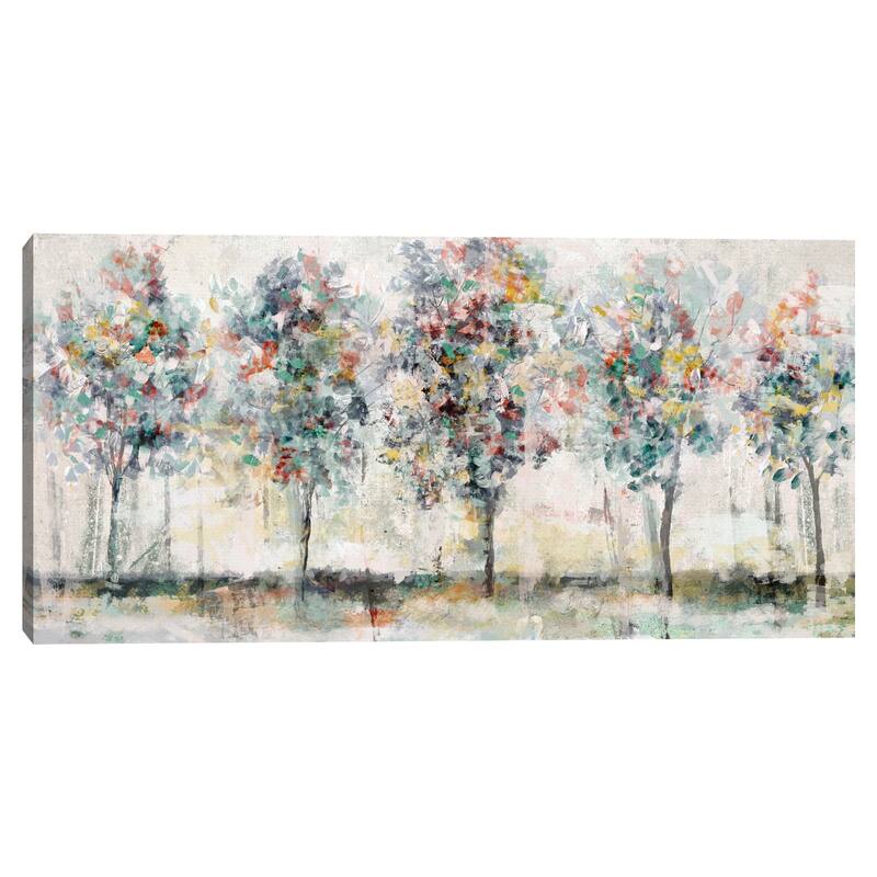 Morning Trees by Studio Arts Canvas Art Print