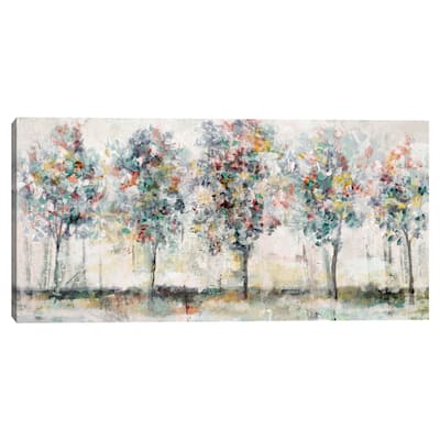 Morning Trees by Studio Arts Canvas Art Print