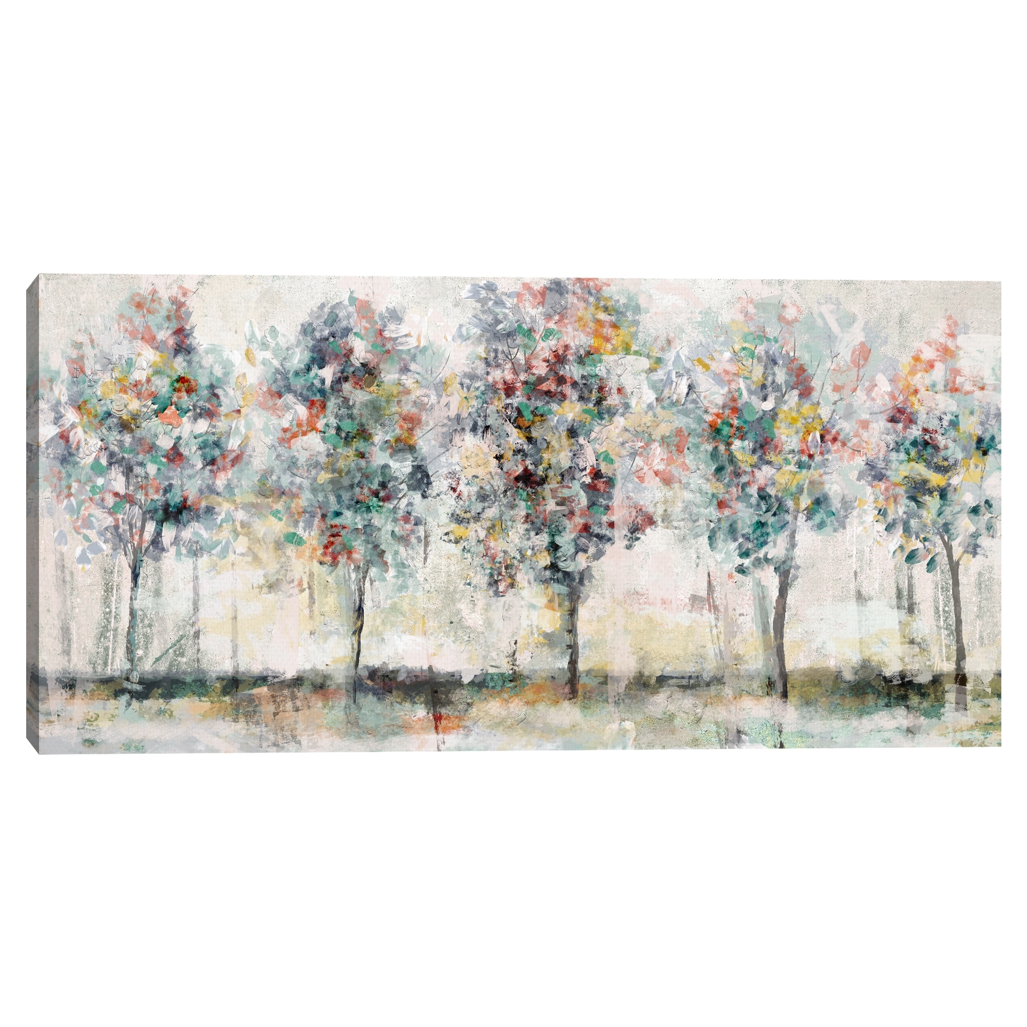 Morning Trees by Studio Arts Canvas Art Print