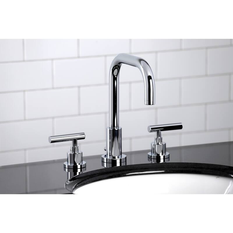 Kingston Brass Manhattan 8 in. Widespread Bathroom Faucet