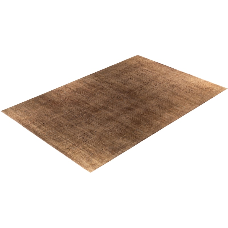Overdyed One-of-a-Kind Hand-Knotted Area Rug - Beige - 12' 1" x 18' 4"