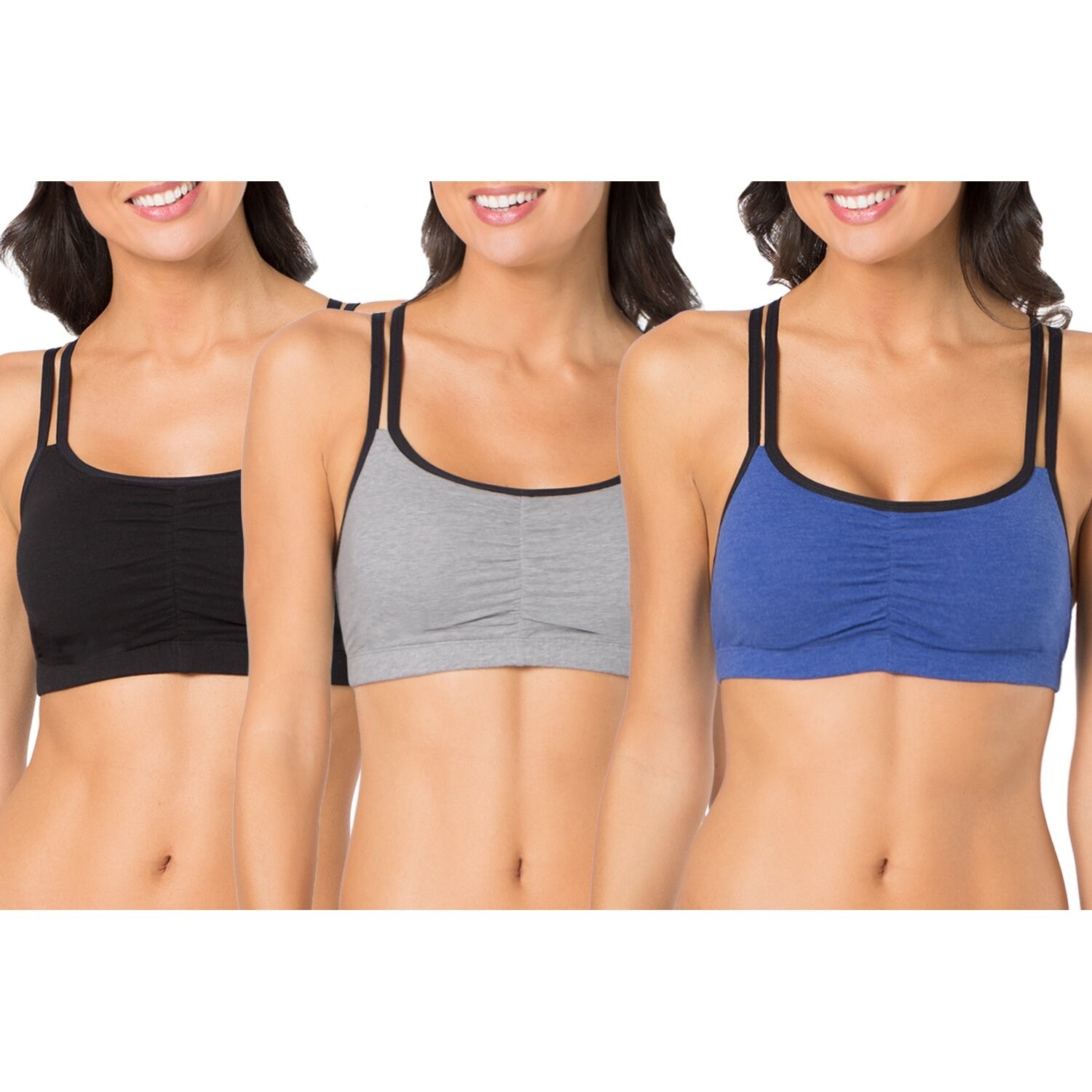 fruit of the loom women's cotton pullover sport bra