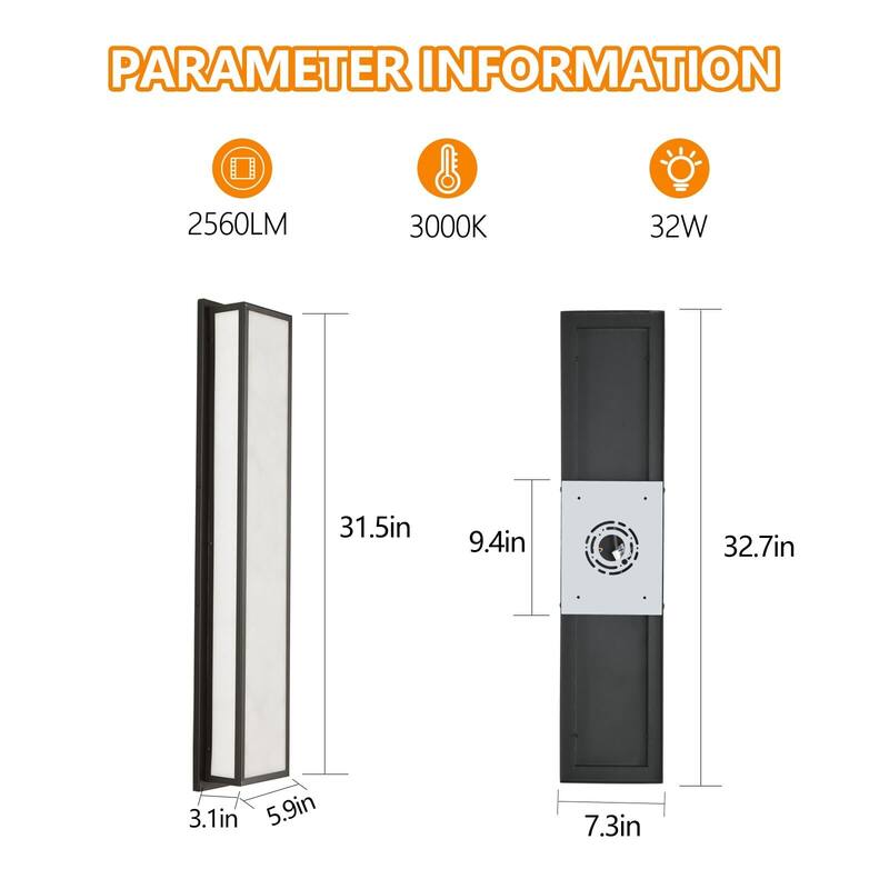 Outdoor Hardwired Marble LED Lantern Wall Sconce