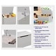 preview thumbnail 7 of 8, Badger Basket Flat Bench Top Toy and Storage Box - White