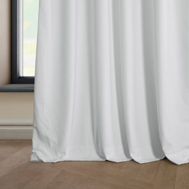 Exclusive Fabrics Heritage Plush Velvet Curtain (1 Panel)