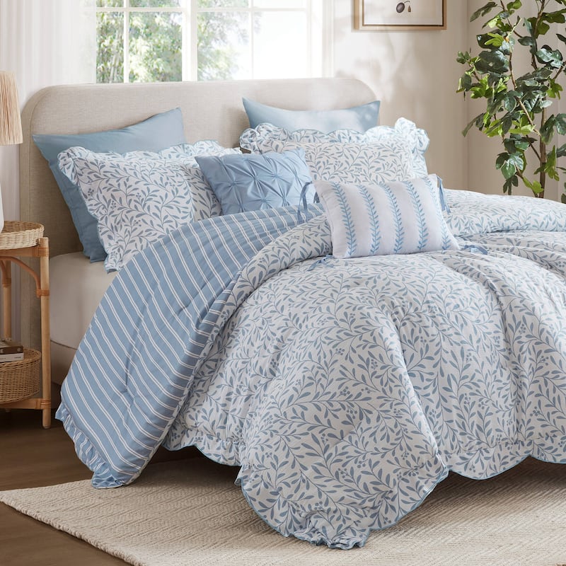 Madison Park Darcy 5 Piece Print Comforter Set