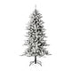 preview thumbnail 111 of 131, Glitzhome 6FT/7.5FT/9FT/11FT Snow Flocked Pre-lit Artificial Fir Christmas Trees