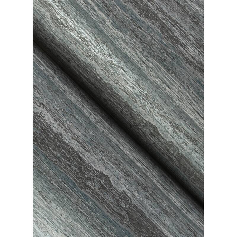 Chris Loves Julia x A-Street Prints Lyman Blue Striated Wallpaper