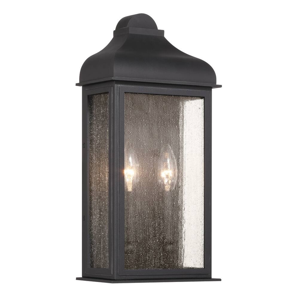 Artcraft Madrid - Outdoor Wall Sconce - Clear Glass Shade