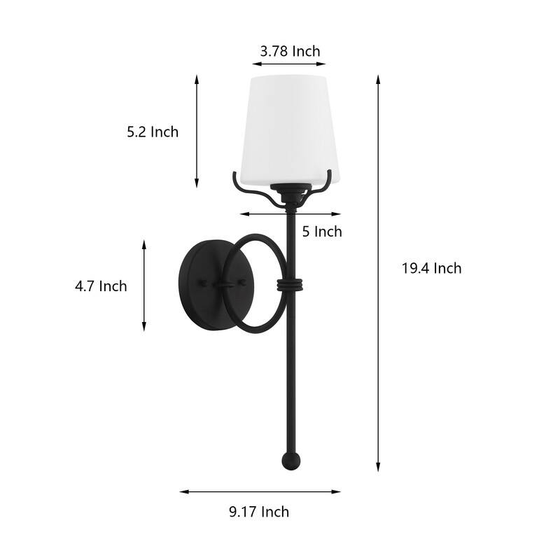 Acroma 1-light Modern Wall Sconce LED Dimmable Wallchiere