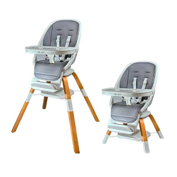 slide 2 of 7, TruBliss 2 in 1 Turn A Tot High Chair with 360 Swivel