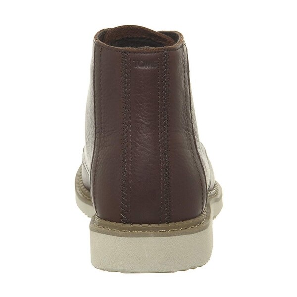 toms water resistant leather porter boots