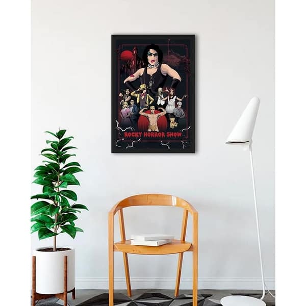 rocky horror framed poster