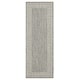 preview thumbnail 2 of 2, Jute Rug Contemporary Rug Oriental Rug Silver - 2'58'' x 7'3'' - Runner