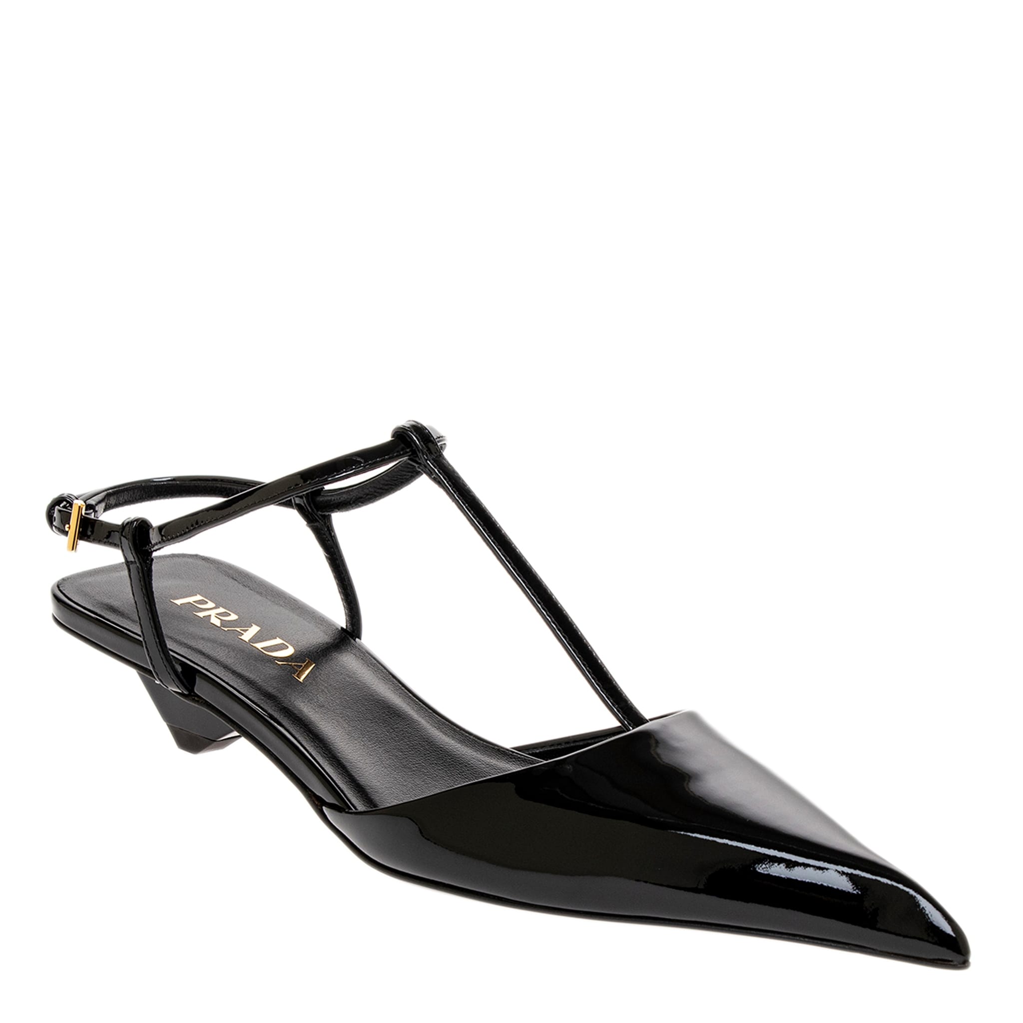 Prada Satin Slingback Pumps - Overstock - 43449756