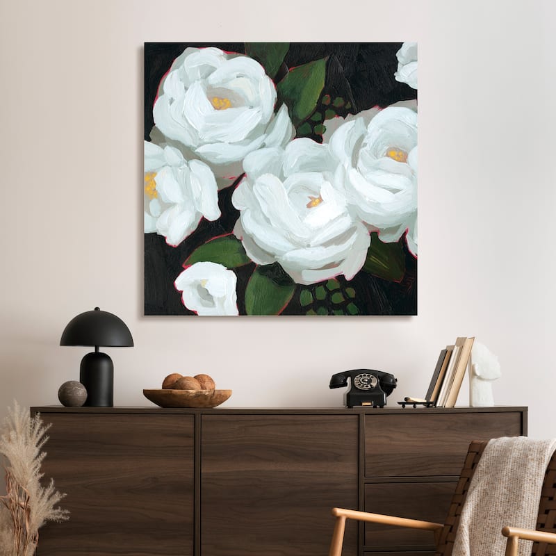 Empire Art Direct Blossom Serenity I Flower Printed Tempered Glass Wall Art
