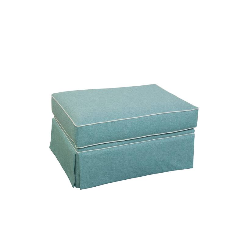 Seaglass Ottoman