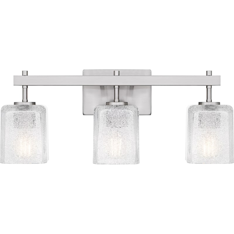 Brenthouse 3-Light Brushed Nickel Bath Light