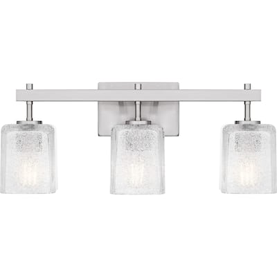 Brenthouse 3-Light Brushed Nickel Bath Light