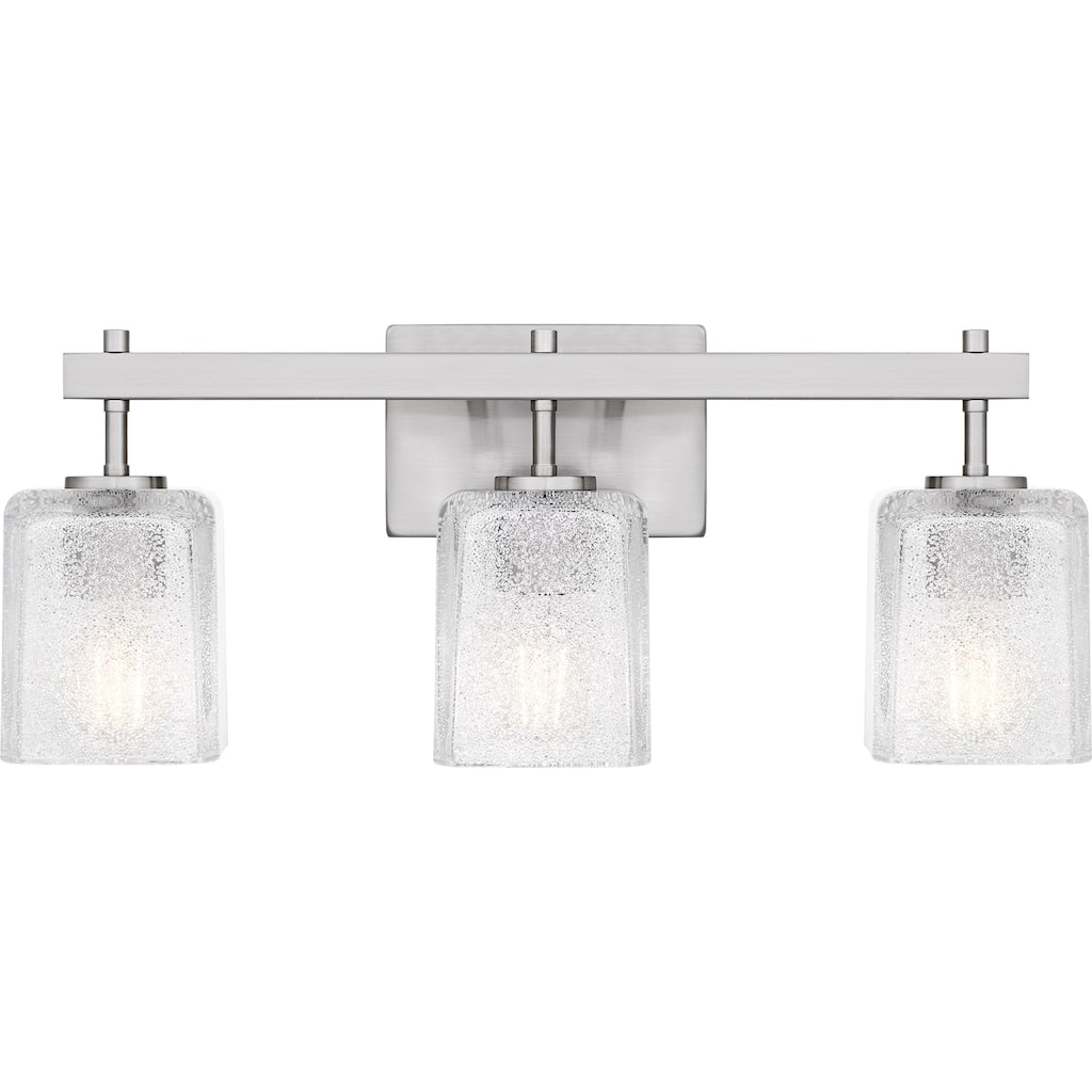 Brenthouse 3-Light Brushed Nickel Bath Light