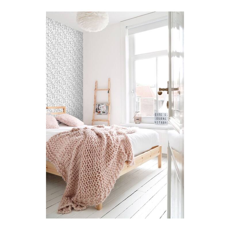 ESTA Home Buckley Off-White Face Collage Wallpaper - 20.5 x 396 x 0.025