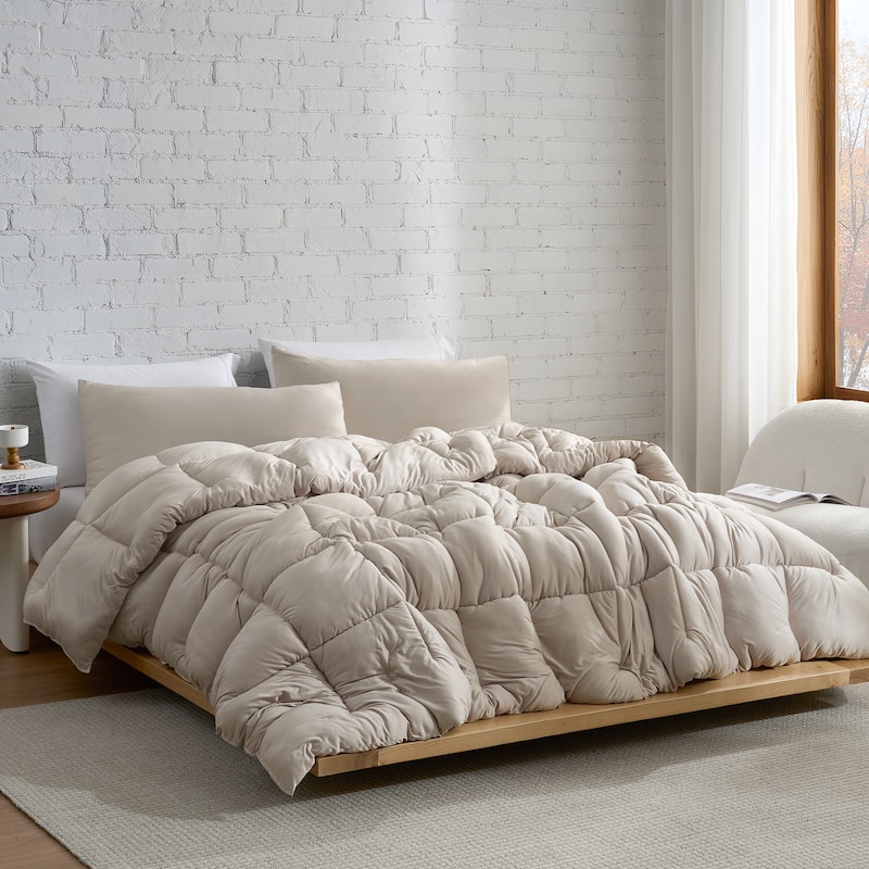Summertime - Coma Inducer® Oversized Comforter - Alaskan King - Cement Taupe