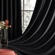 preview thumbnail 84 of 95, Deconovo Velvet Room Darkening Curtain Panel, Thermal Insulated