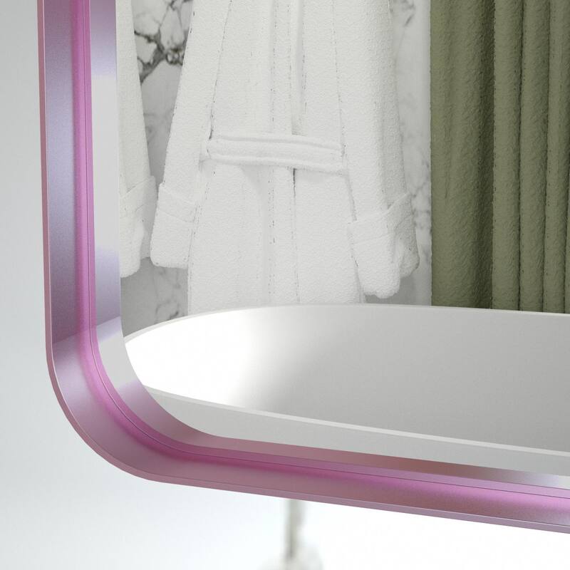 Rectangle Bathroom Mirror for Vanity Wall Mounted Vertical Horizontal Makeup Mirror