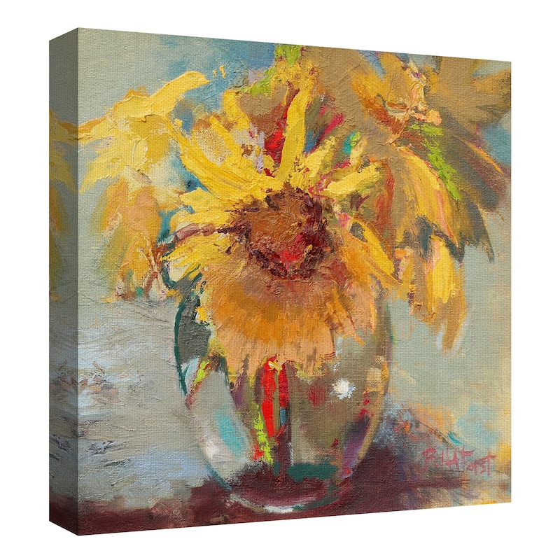 Water Globe Blossoms by Beth Forst Canvas Art Print
