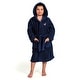 preview thumbnail 8 of 17, Sweet Kids 100% Polyester SUPER PLUSH Double Brushed Hooded Bathrobe - UNICORN