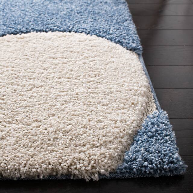 SAFAVIEH Florida Shag Jayati Abstract 1.2-inch Thick Rug