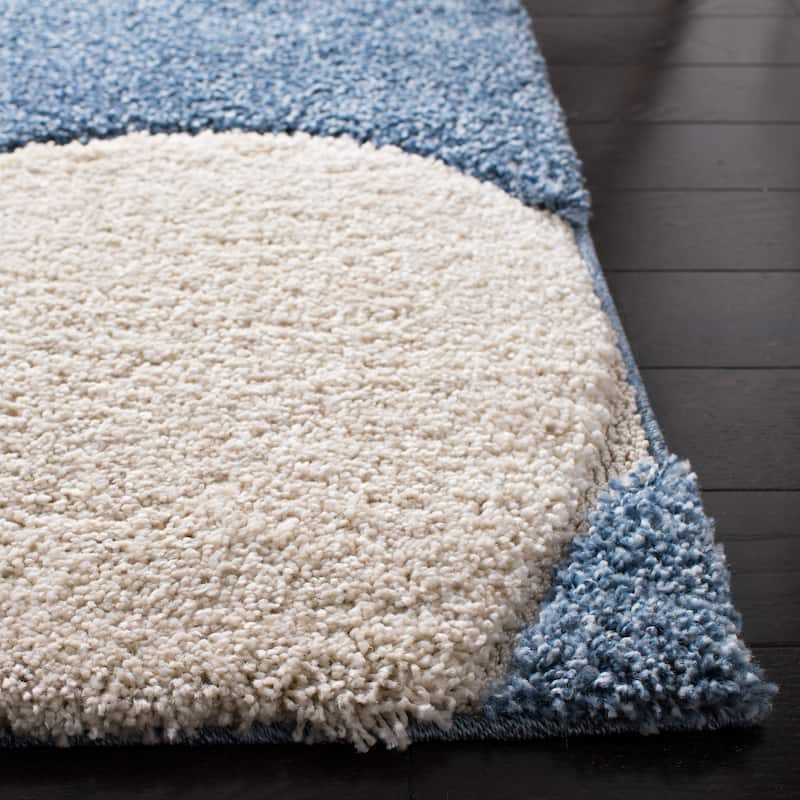 SAFAVIEH Florida Shag Rositha Abstract 1.2-inch Thick Rug