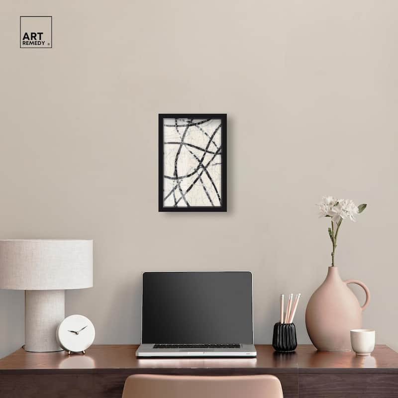 Intersecting Lines II Shadowbox by Art Remedy
