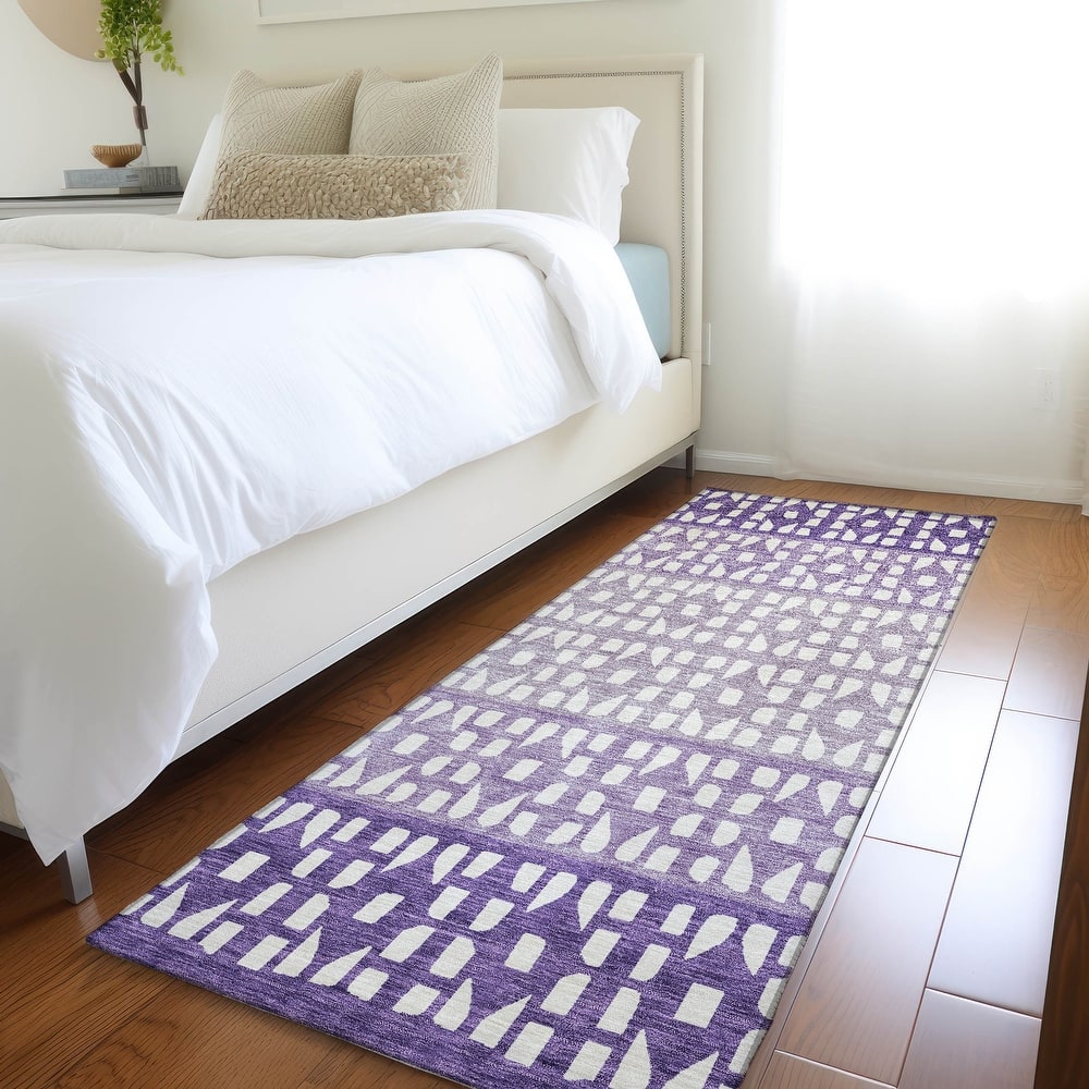 Premium Washable Super Soft Ombre Imprints Mayfield Rug