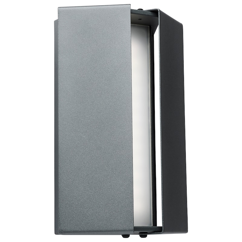Peak LED Wall Sconce CCT Selectable Matte Gray Finish